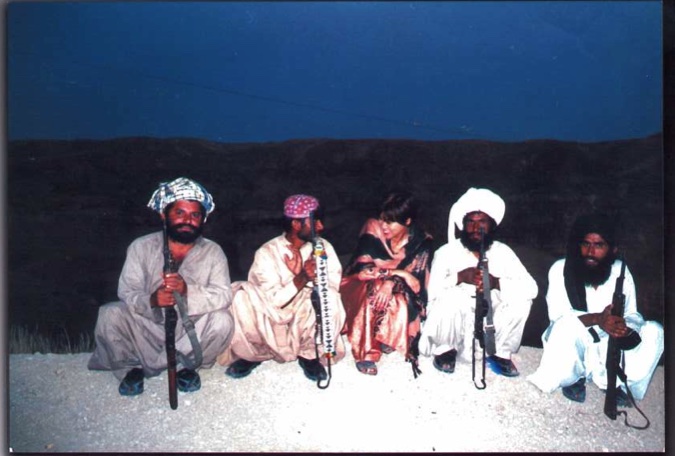 Carol Reporting from the Afghanistan Border, October 2001
